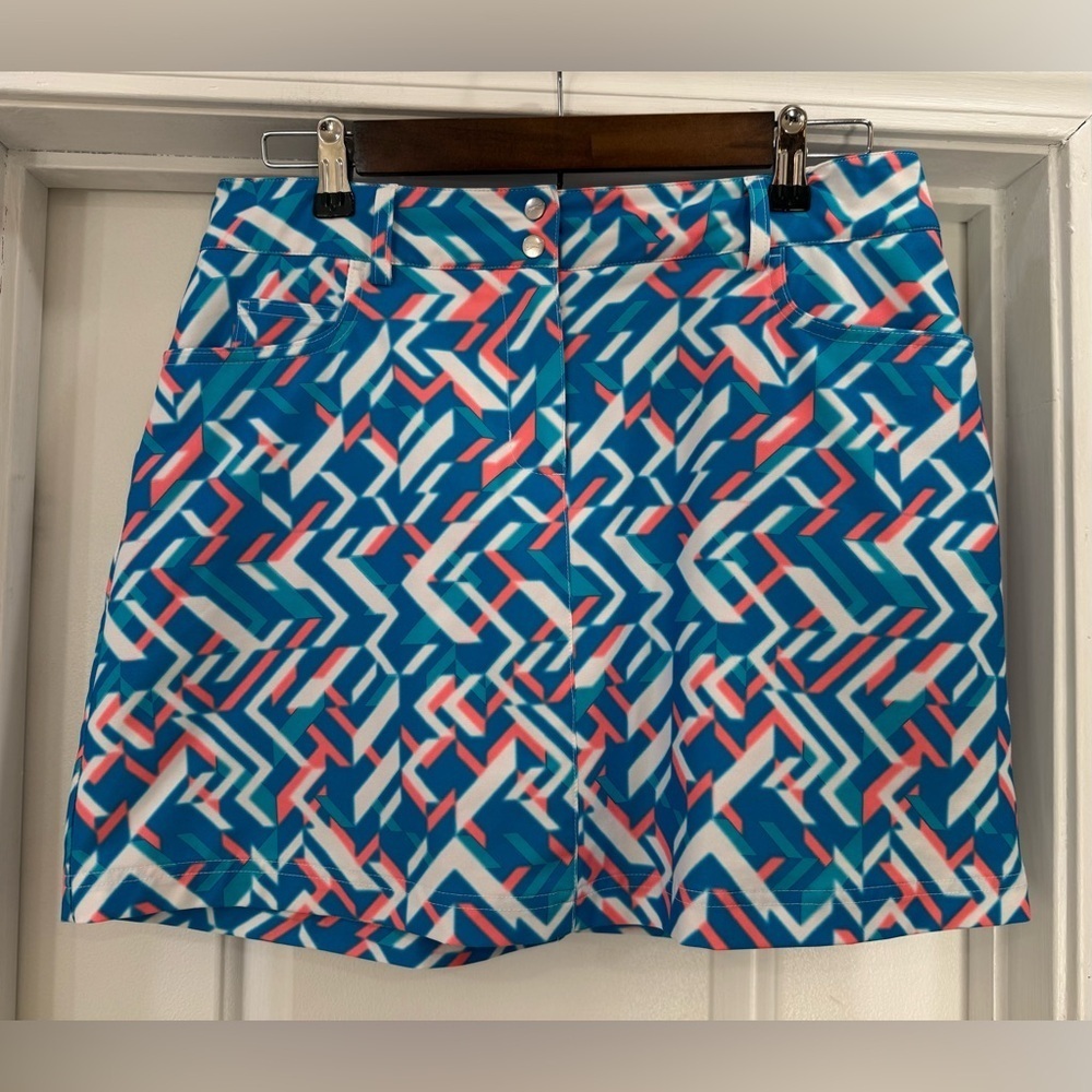 Slazenger  Geometric Athletic Skort Golf Tennis Pickleball Size 6